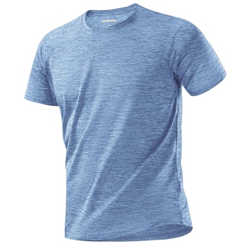 MAGCOMSEN Laufshirt Herren Kurzarm Sportshirt Atmungsaktiv Trainingsshirt...