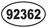 US Decal, Inc. Number 92362 Oval Sticker