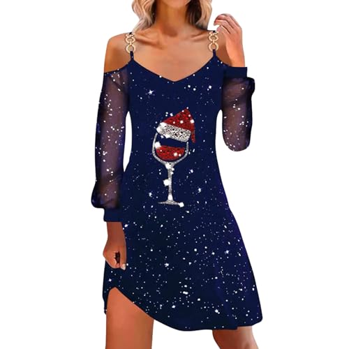 Robe longue femme chic pour vos soirées d'hiver élégantes à col rond A109