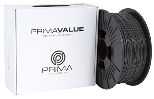 Prima filaments PV-PLA-175-0750-DG primavalue 3D-Print Filament, 1,75 mm 1 kg Bobine, Gris foncé, 1