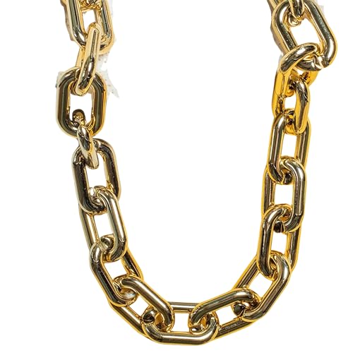 Image of SATRA TRADERS | Size : 24mm | W 01Meter Metallic Mask Chain Oval Chain