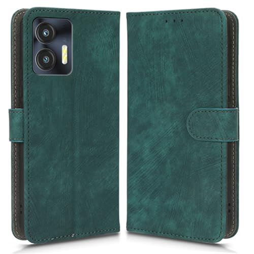 Hülle Kompatibel mit Oukitel C35/Oukitel C36(2023), RFID-Blockierung, Magnetisches Flip-Leder, Stoßfeste Schutzabdeckung mit Kartenfächern & Ständer