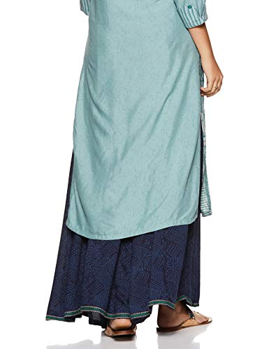 Image of BIBA Women's Rayon Palazzo Bottom