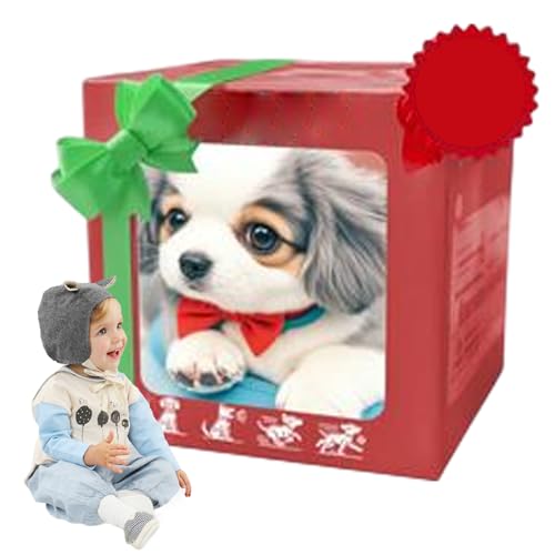 Generisch Real Puppy Lebensechter Roboter Welpe, Roboterhund, Der Echt Aussieht, Modell Keepsake, Weiche Plüsch Kinder Schlafpuppenkomfort Touch Für Schlafzimmersofa Dekoration