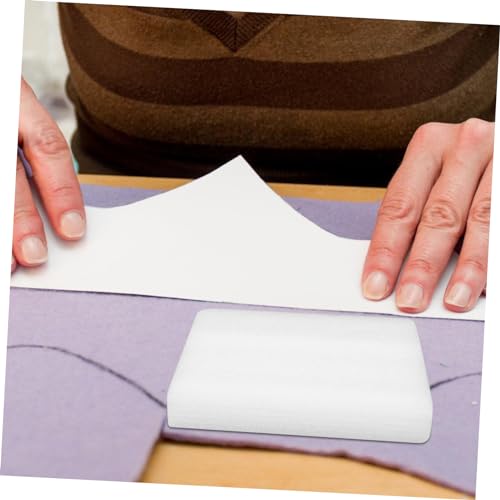 DIYEAH 6pcs Foam Mat Wool Felting Supplies Fleece Material Needle Felting Foams Pad Crafts Work Table Pads Wool Pressing Mat Wool Felting Foams Cushions Poking Needle White Square