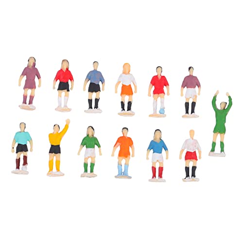 NUOBESTY 1 Hombre De Futbolín De Arena Accesorios De Futbol Portería De Fútbol Juego Deporte Accesorios para Planchas Figura De Acción De Fútbol Artificial Proyecto Colorful El Plastico