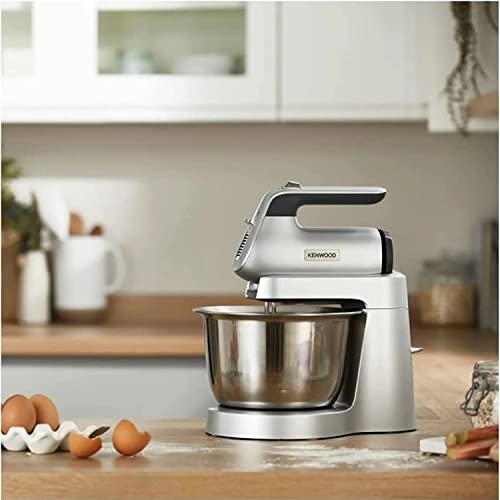 Kenwood Chefette Stand Mixer HMP54.000SI, Stand Mixer All-in-One, 3.5L Stainless Steel Bowl, Variable Speed + Pulse, 650W, Silver - Image 4