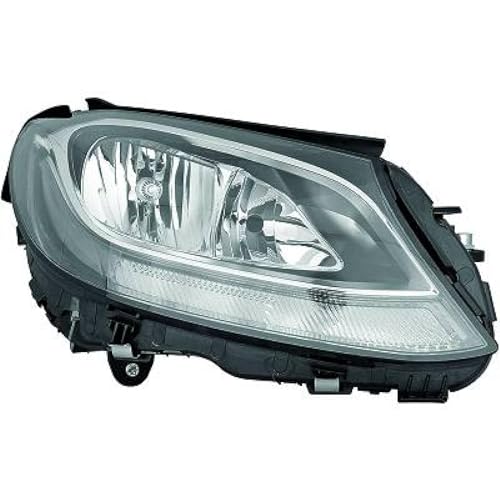 Faro delantero izquierdo H7 Mercedes-Benz C-KLASSE 2014 óptica halógena de recambio para faros gastados