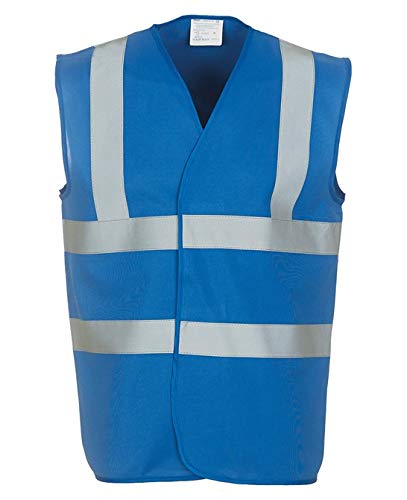 Expert Workwear Hi Vis Multi-Colour Safety Vest High Visibility Reflective Viz Waistcoats 2 Band & Brace - 24 Colours | Small to 5XL