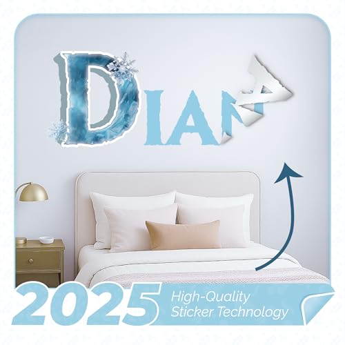 Vinilo Decorativo Personalizado Nombre Princesa de Hielo miniatura 6