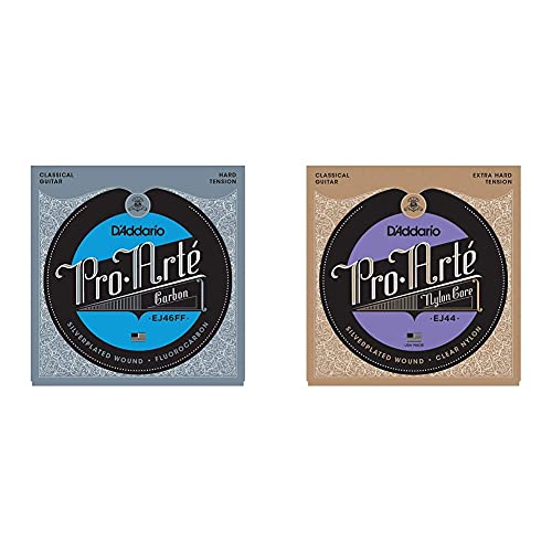 D’Addario EJ46FF Pro Arte jeu de cordes pour guitare classique Tirant fort & Pro-Arte EJ44 Cordes en nylon pour guitare… - Les Beatles, Paul McCartney, John Lennon, RIngo Starr, George Harrison D'Addario EJ46FF Pro Arte jeu de cordes pour guitare classique Tirant fort & Pro-Arte EJ44 Cordes en nylon pour guitare…