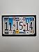 Jersey Plate Art - Custom Wedding, Anniversary, and Birthday License Plate Date Signs. Real cut license plates, not pictures of license plates