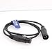 Eonvic 4-pin Male to Female 4Pin XLR Power Supply Cable for DSLR Camera