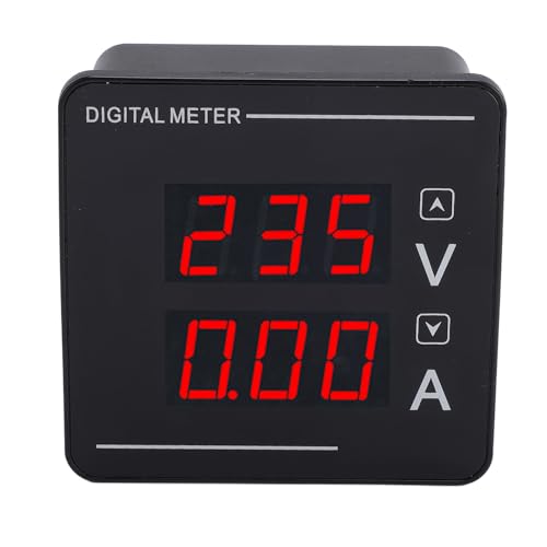 Digital Ammeter Voltmeter, 50-500V 0-120A AC Voltage Current Meter, LED Display Voltage Detector Current Tester, AC Voltage Current Display Meter, Volt Amp Panel Monitor Tester