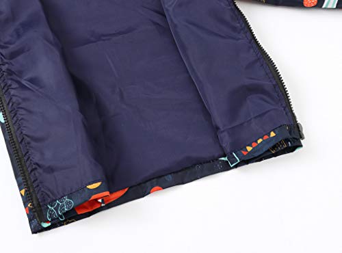 Generic Baby Zipper Autumn Boys Toddler Print Windproof Coat Hooded Jacket Kids Boys Coat&jacket Toddler Winter Jacket3