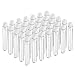 BTSD-home 16x100mm Clear Plastic Test Tubes with Caps for Scientific Experiments, Halloween, Christmas, Scientific Themed Kids Birthday Party Supplies, Decorate The House, Candy Storage(50 Pack)