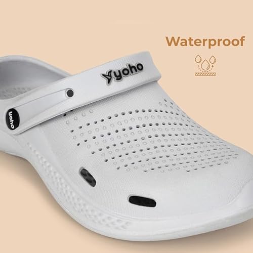 Image of YOHO Classic Clogs for Men | Cushioned Footwear | Lightweight | Waterproof l Stylish