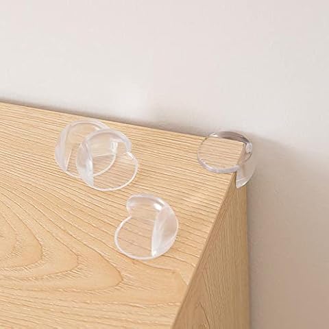FACATH Corner Protector for Baby [12pcs--Large], Kids Soft Table Corner Protectors, Baby Proofing Table Corner Guards - Pre-Taped Table Corner Protector, Edge Protectors for Cabinets, Tables, Drawers Cover