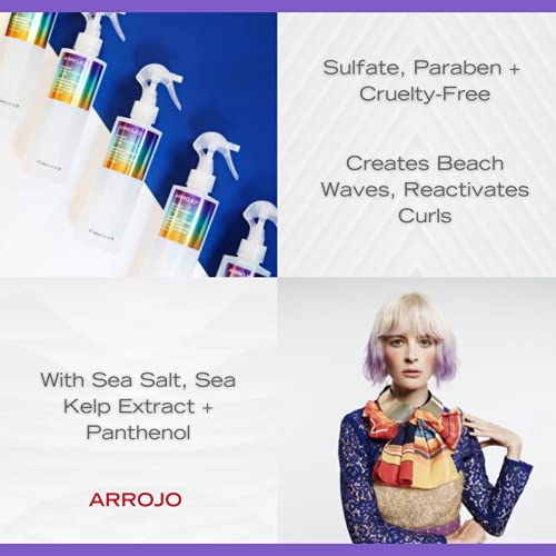 Arrojo Wave Mist Sea Salt Spray For Hair – Natural Texturizing Spray For Tousled Beachy Waves & Activating Curl - Hair Mist With Sea Salt & Sea Kelp – Cruelty-Free Beach Waves Spray (8.3 Fl Oz) #TOP2