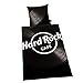 Produktbild Herding HARD ROCK Bettwäsche-Set, Wendemotiv, Original Hard Rock Café Lizenz, Bettbezug 135 X 200 cm, Kopfkissenbezug 80 x 80 cm, Baumwolle/Renforcé, Schwarz