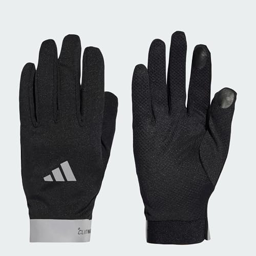 adidas Unisex Adulto Running Climawarm Gloves Gloves, Black, M