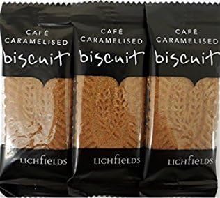 50 Lichfields Caramelised Biscuits Individually Wrapped