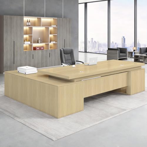 【美品】高級社長机　両袖　(チェアセット) 法人限定 エグゼクティブデスク セット 両袖 W1800 チェアセット 役員