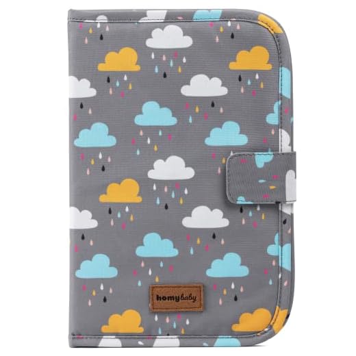 HOMYBABY® Portadocumentos bebé - Porta documentos cosas para bebes - Neceser bebe recien nacido - Regalo bebe - Organizador bebe para tarjetas, pasaportes, libro de familia.…