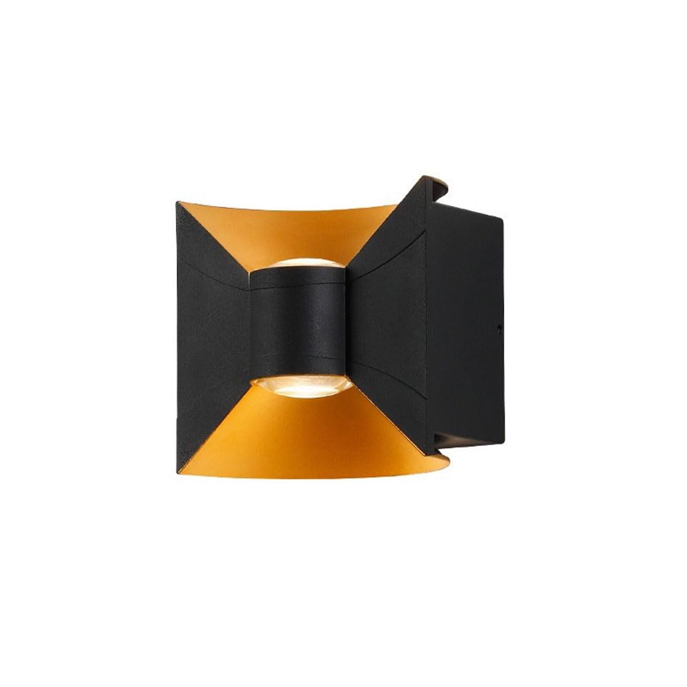 YUANCHUTOP Modern Simple Outdoor Waterproof Wall Light,Home Indoor Background Corridor Led Lamp, Balcony Terrace Courtyard Garden Sconces,Villa Gate Decorative Washing Atmosphere