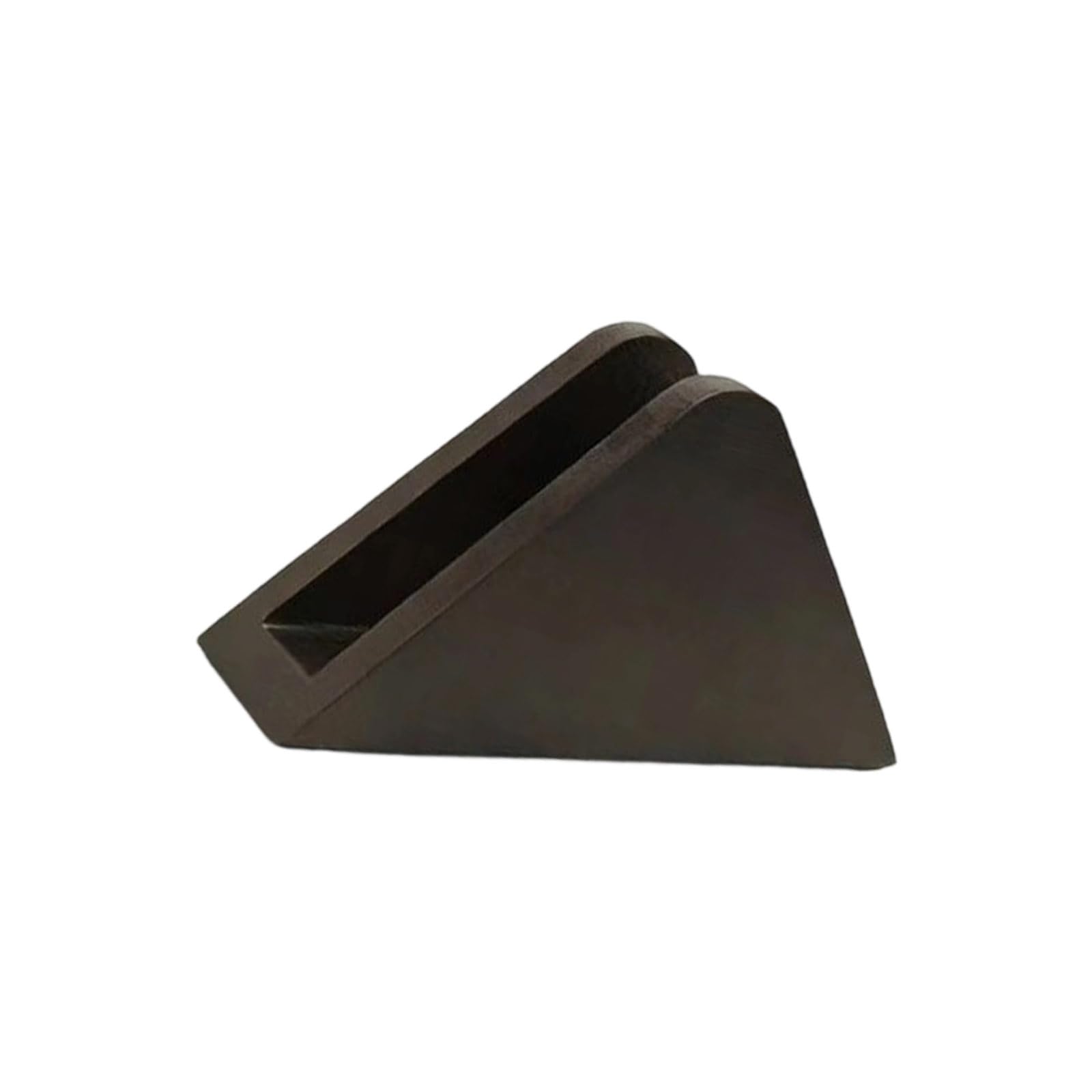 Handcrafted Real Wood Triangle Tissue Holder Sturdy and Stylish for Countertop or Tabletop Kitchen Tissue Holder