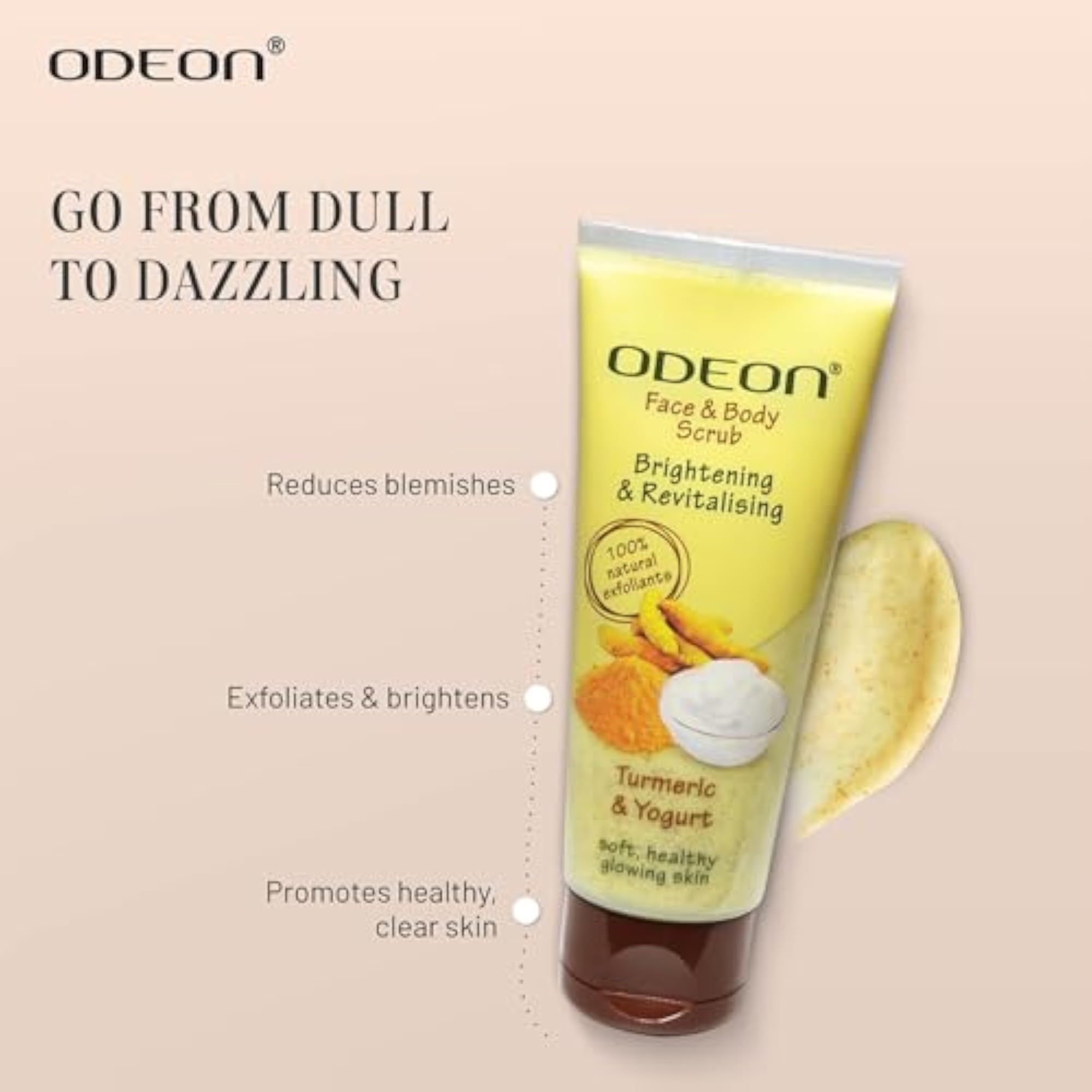 Turmeric & Yogurt Face Scrub, 100ml