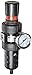 Parker 06E16B18AC One Piece Filter/Regulator, 1/4" NPT, Polycarbonate with Metal Bowl Guard, Auto Float Drain, 5 micron, 46 scfm, Relieving Type, 2-125 psig Pressure Range, with Gauge