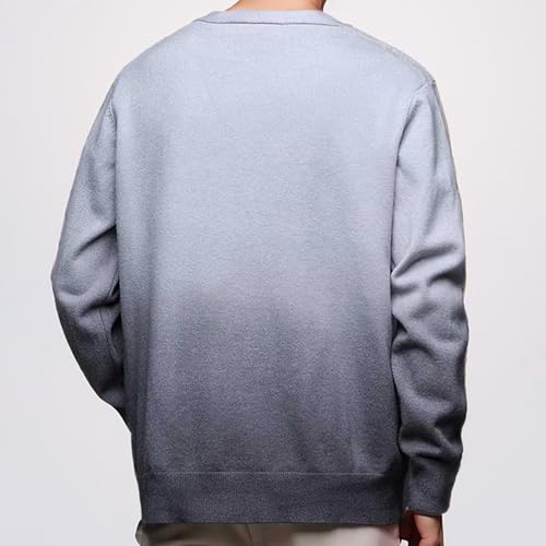 Men's V Neck Button Down Cardigan Lightweight Knitted Cardigan Sweater Slim Fit Sweaters Winter Male Outfits3