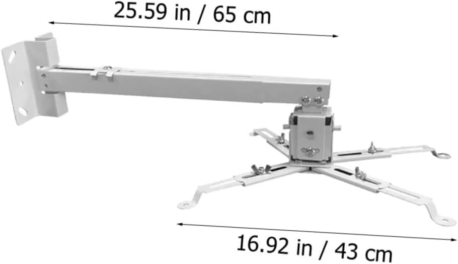 1pc Projector Mount Bracket Ceiling Holder Easy Installation Compatible Projectors Screw Lock for Height