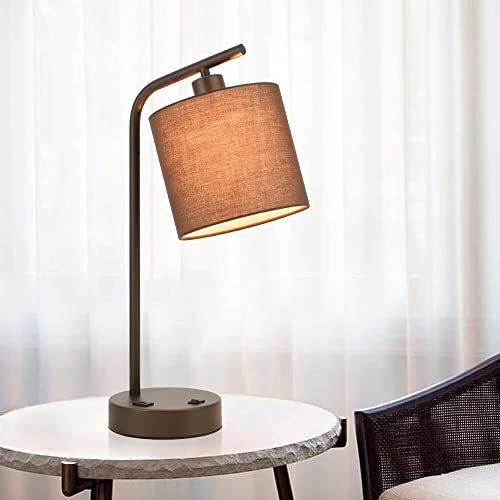 Xinbei Lighting Bronze Table Lamp Modern Usb Bedside Table Lamp Hotel Style Desk Lamp For Home Office Bedroom & Living Room Xb-Tl292-Db #TOP2
