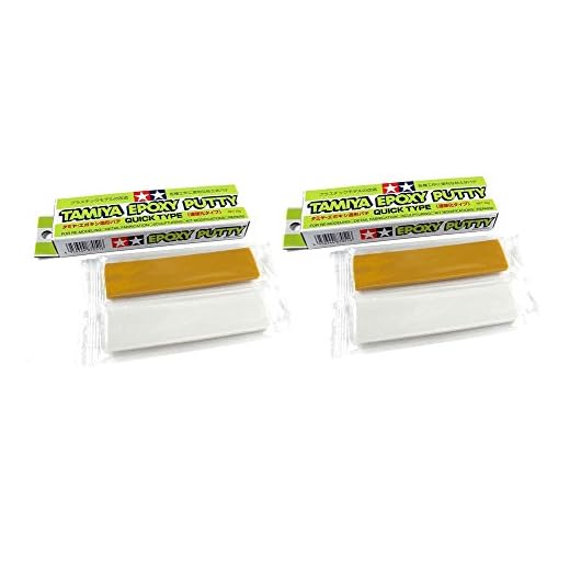 Outletdelocio. Tamiya 87051. Pack 2 unidades Masilla Epoxy Putty de dos componentes (50 gramos en total). Secado rapido