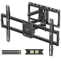USX Mount Full Motion TV Wall Mount for Most 42-86 inch Flat Screen/LED/4K, TV Mount Bracket Dual Swivel Articulating Tilt 6 Arms, Max 16" Wood Studs, VESA 600x400mm, Holds up to 132lbs