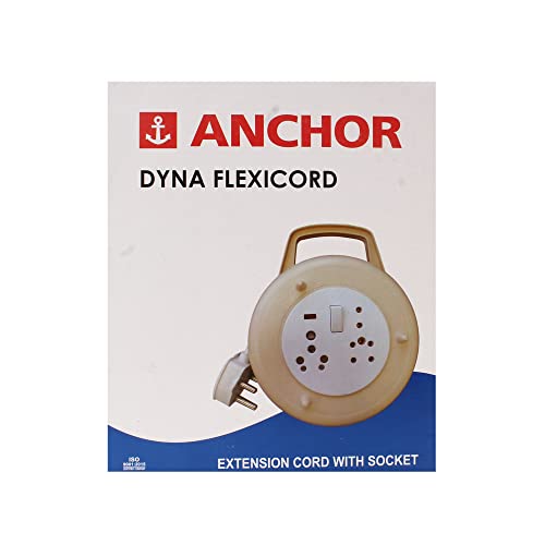 Image of ANCHOR SMART 16A DYNA FLEXI EXTENSION CORDS SOCKET 4 METER