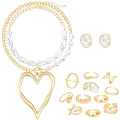 Chunky Pearl Jewelry Set