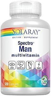 Solaray Spectro Man Capsules, 120 Count