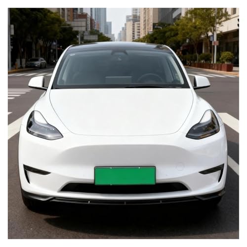 Kit lame avant Tesla Model Y aspect carbone diffuseur de pare-choc premium - 4