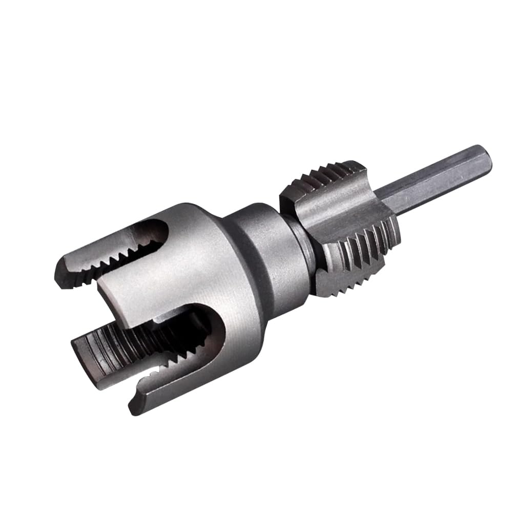 One Half An Inch Integrated Internal & External Pipe Threading Tool Pvc Pipe Threader (6 Points) (One Half An Inch)