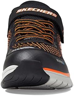 Skechers Kids Boy's Ultra Groove Sneaker, Black/Orange, 12 Little Kid | Image 5