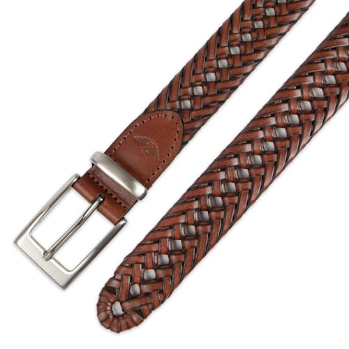 Dockers Men's Leather Braided Casual and Dress Belt,Tan Lace,38 - Image 5