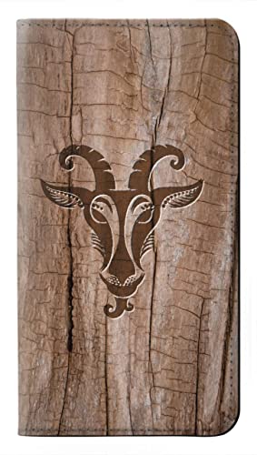 Etui cuir Samsung S26 Ultra housse flip avec impression graphic goat