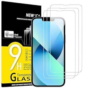 NEW'C 3 Stück für iPhone 13 Mini für Panzerglas (5,4 Zoll), Frei von Kratzern, 9H Härte, HD Displayschutzfolie, 0.33mm Ultra-klar, Ultrabeständig