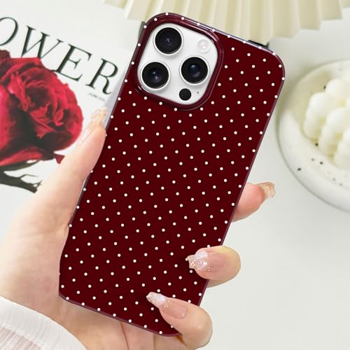 Coque protection iPhone 15 Pro Max anti-rayures TPU rouge vin - 3