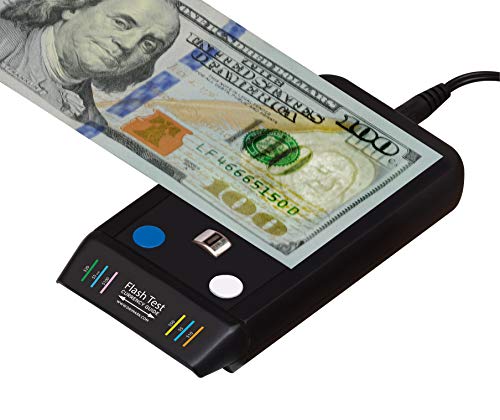 Dri Mark Flash Test Counterfeit Bill Detector, Smallest, Easiest Money Checker, Fake Currency Detection Machine, Ink, UV, and Watermark Flashtest - Thumbnail 6