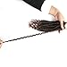 8 Packs Crochet Hair For Black Women Pre-looped Passion Twist Hair Crochet Ombre Brown Twist Hair 12 Inch Short Crochet Braids Spring Twist Crochet Hair Curly Ends (Black&Brown(1B/30#))
