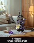 Nifeliz Gladiolus Set de fleur, modèle de fleur botanique Jouet pour adultes, Table de bureau et maison Décor, Cadeau inspiré de la nature pour les amoureux de plantes (478 PCS, NF10332)